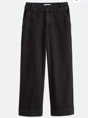 Bella Dahl Saige Crop Wide Leg Pant in Black l Wide-Leg Crop Pant